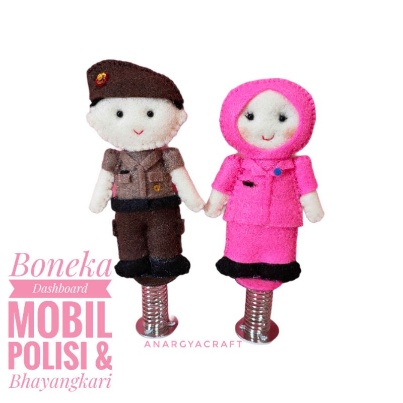boneka profesi boneka polisi boneka dokter boneka bhayangkari