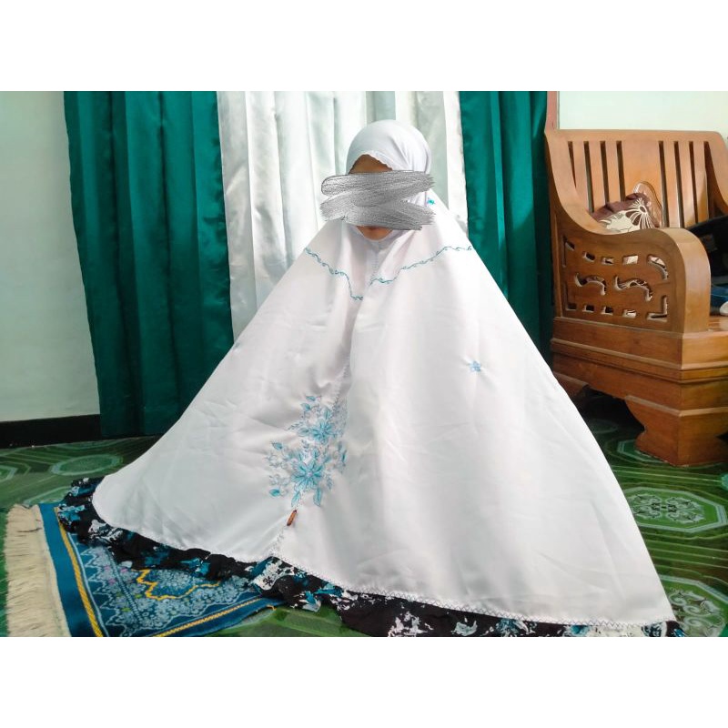 mukena setelan/mukena anak/mukena santri/imamah/mukena Gontor/terlaris