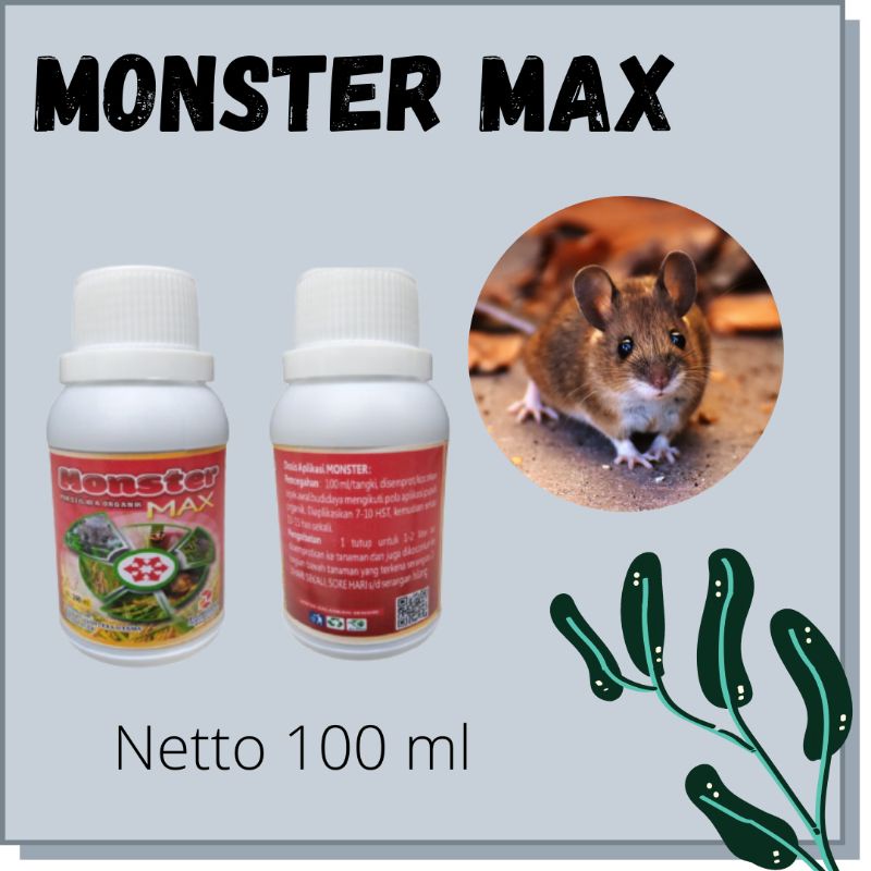 Pestisida Herbisida Fungisida Organik Cair Monster Max,Pestisida Pembasmi semut pada tanaman cabe,Pe
