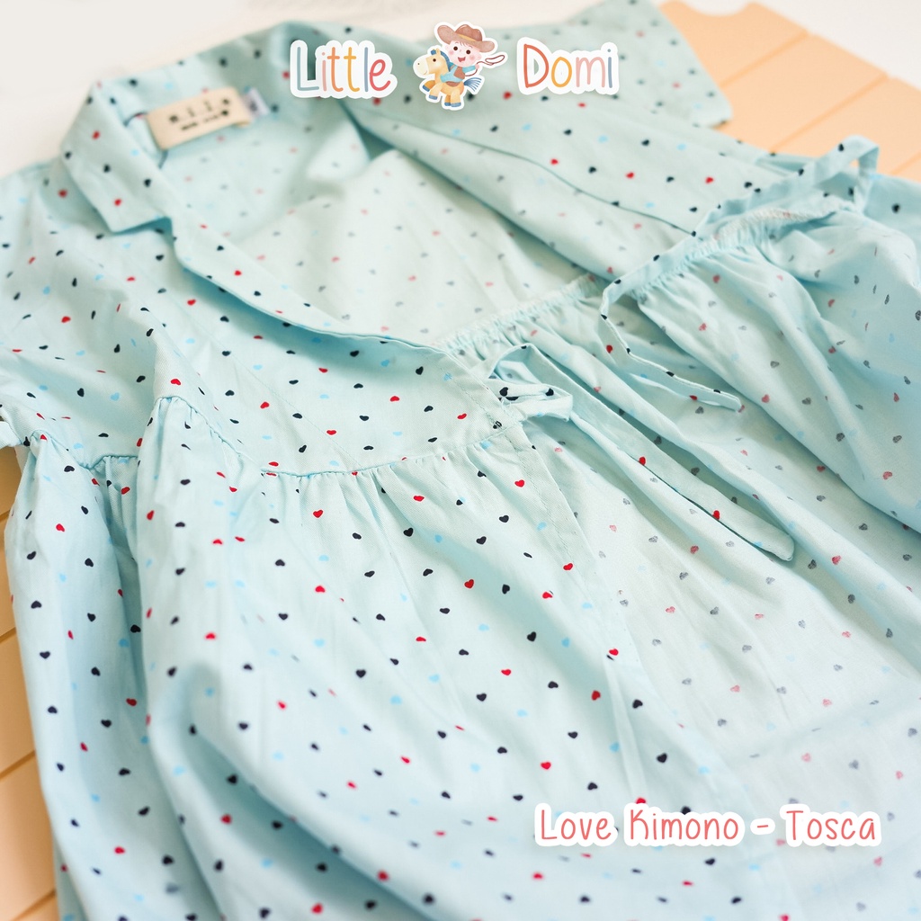 Love Kimono Dress ( Girl ) - Kimono Anak Perempuan - Dress Anak Perempuan - Little Domi