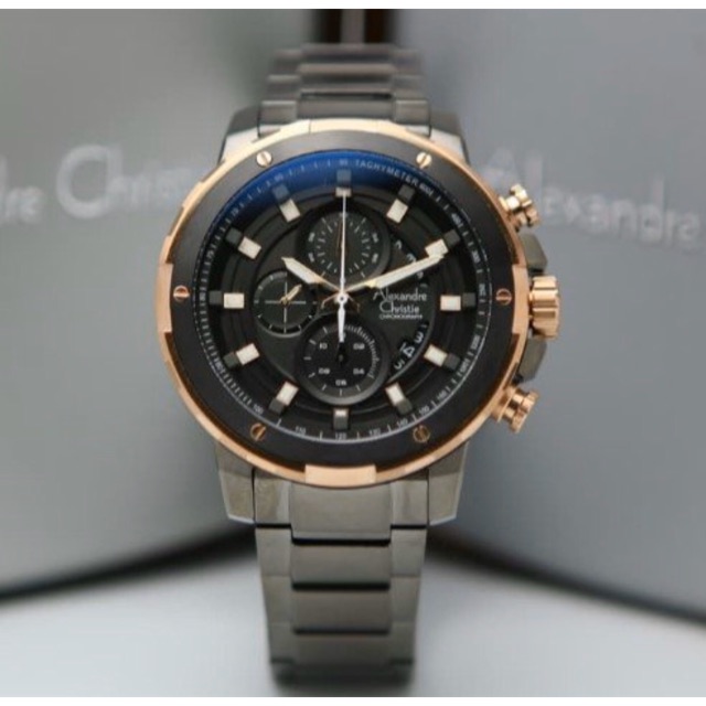 Alexandre christie 6528MC Grey Rose Gold