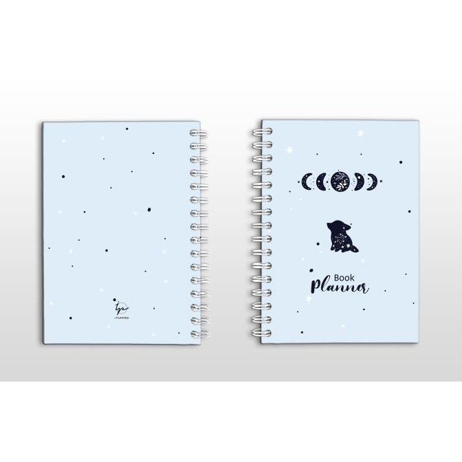 

Agenda 2021 / Planner / Notebook Custom / Journal / Diary Custom - Blue - Spiral Kode 1353