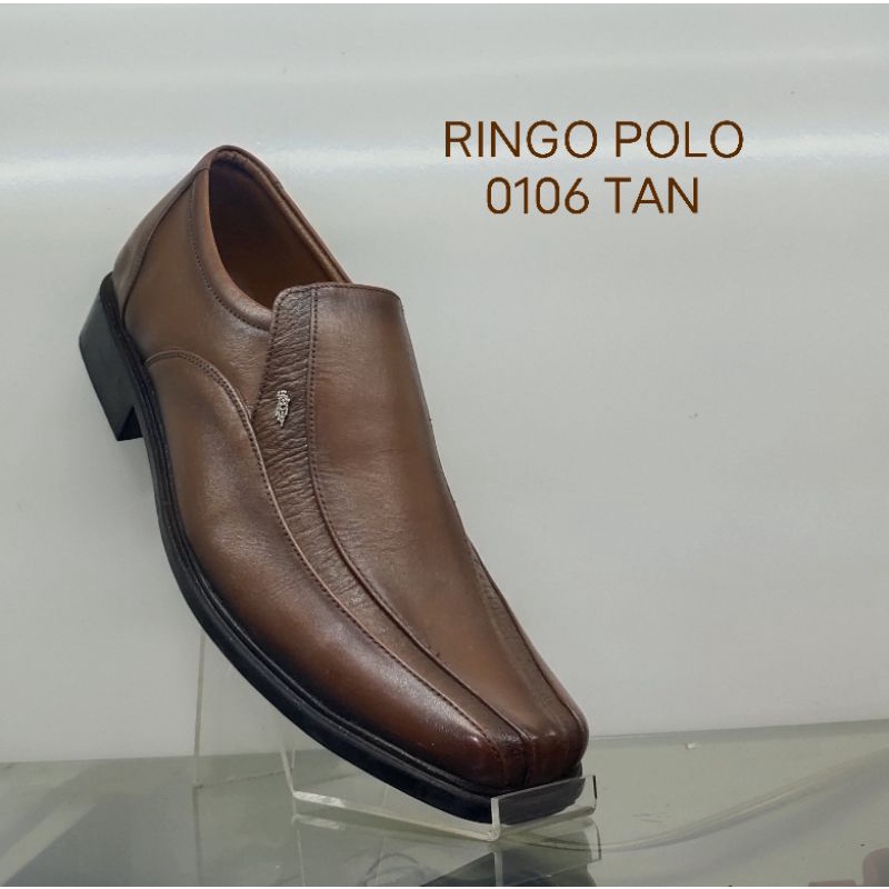 sepatu kantor pria , sepatu kantor cowok , bahan kulit asli RINGO POLO