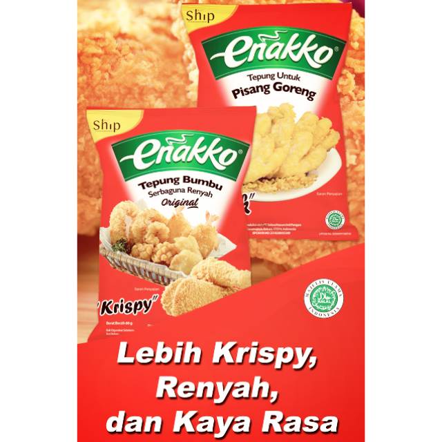 

Tepung serbaguna krispy dan tepung pisang