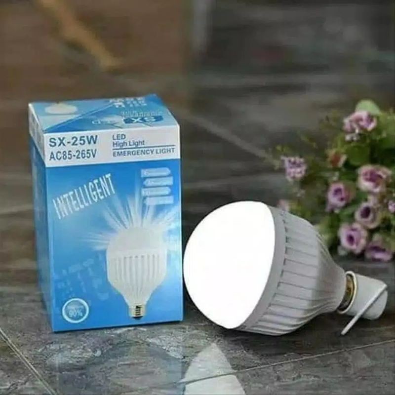 Lampu Bohlam LED SX 25w - Lampu Emergency Light SX 25w Sentuh Nyala