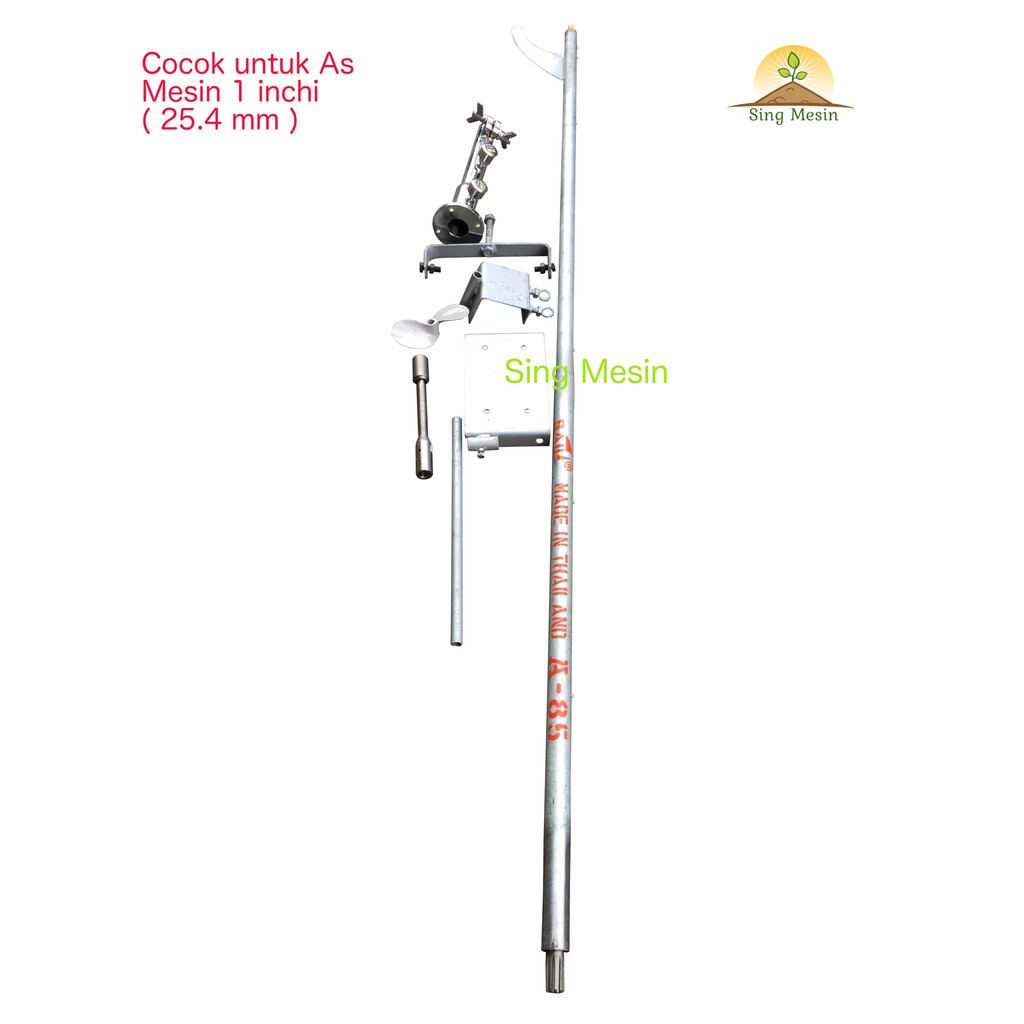 As Ketinting / Long Tail set untuk Mesin Bensin Tipe GX 270 (9HP) / GX 390 (13HP) / GX 420 (15HP)