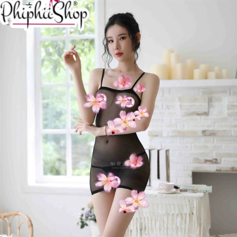 Sexy Body stocking Tali Bahu Halter Neck Bodycon Mini Dress Hitam