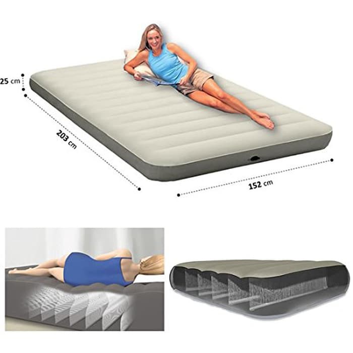Intex 64709 Kasur Angin Durabeam Series Queen [152cm x203cm] / Kasur