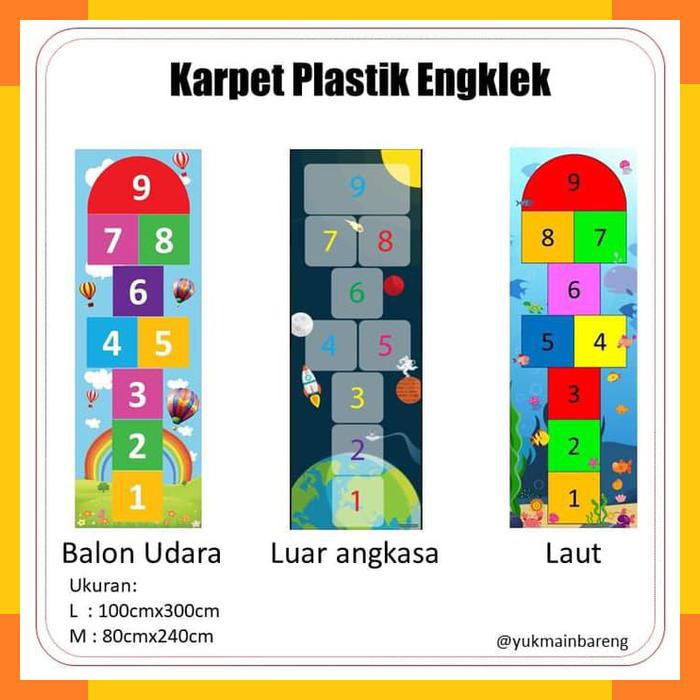 Karpet engklek sudamanda mainan edukasi