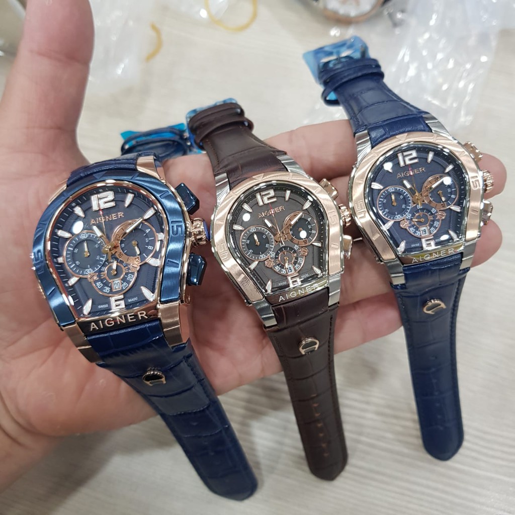 Jam Tangan Wanita Aigner Palermo A58500 Super Chronograph Aktif