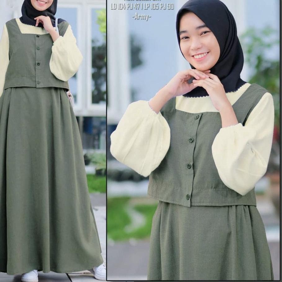 MALL [ BISA COD ] NEW JENNIE SET KEKINIAN / FASHION PREMPUAN TERBARU / BAJU WANITA MUSLIM TERLARIS /