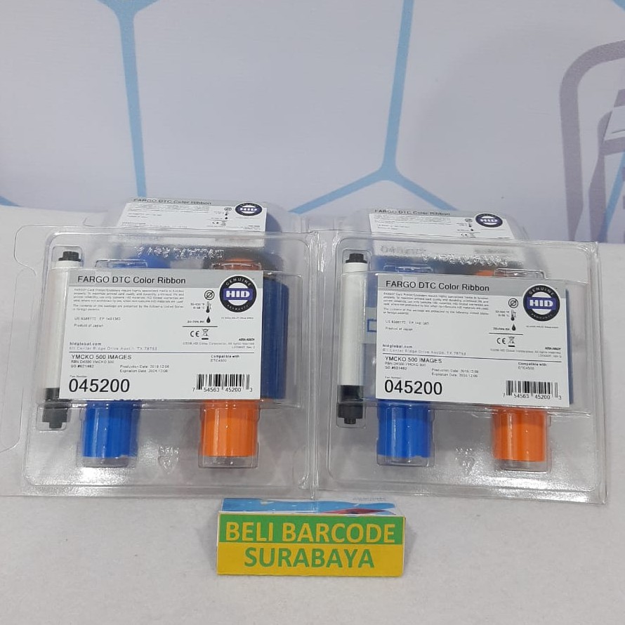 RIBBON COLOR FARGO DTC4500/e PN: 45200 - 045200 YMCKO 500images