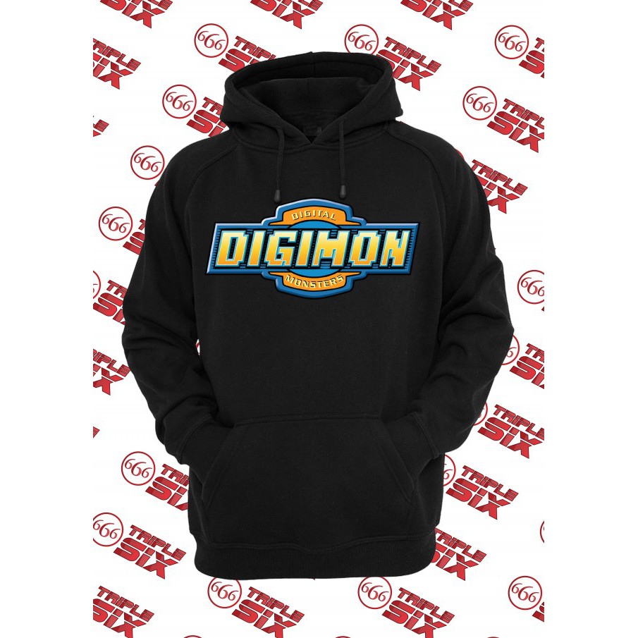 Jaket Hoodie Digimon 3D