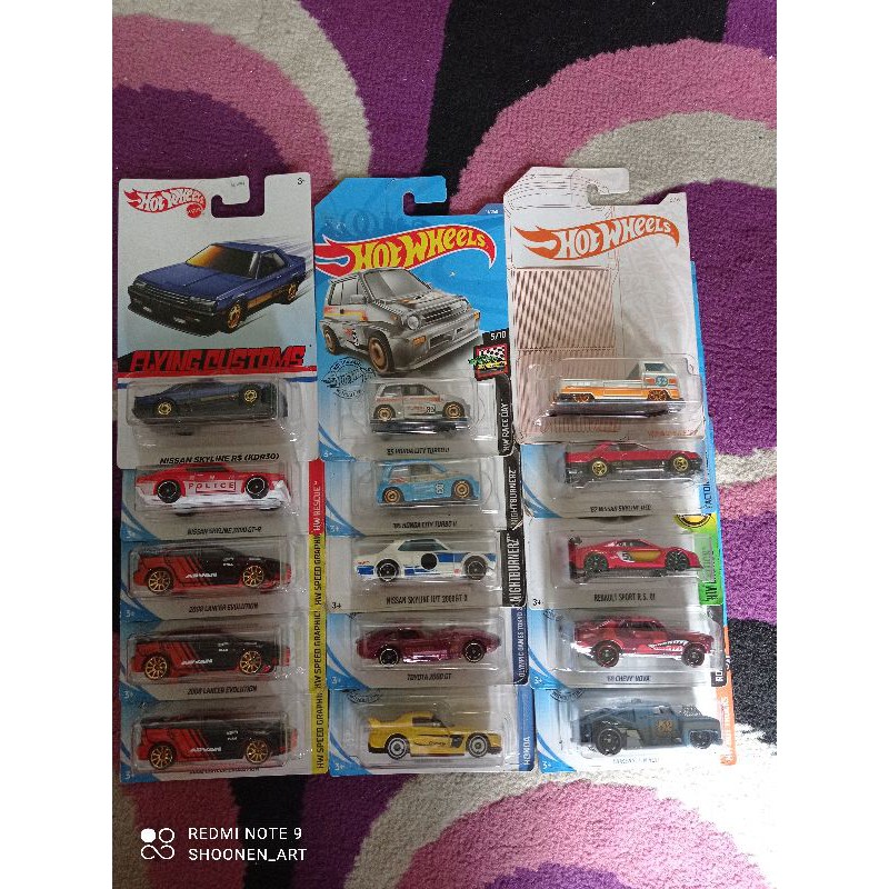 paket hotwheels