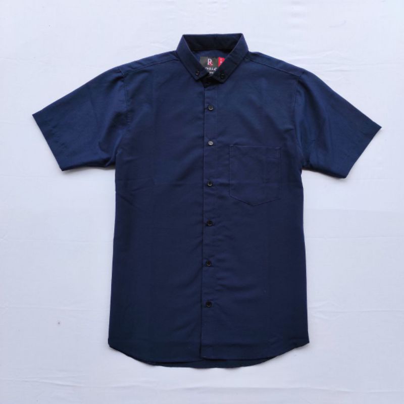 KEMEJA POLOS PRIA LENGAN PENDEK SIZE M, L, XL, XXL, XXXL