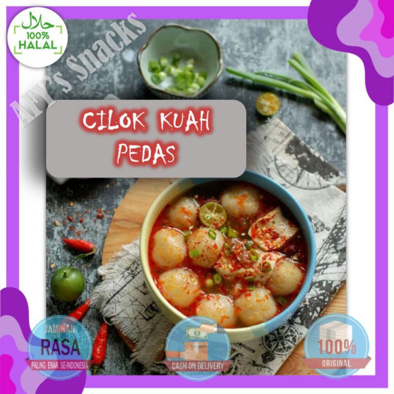 Jual Bakso Cilok Kuah Baso Aci Kuah Pedas Murah Cilok Aci Pedas