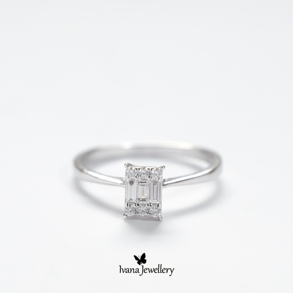 Diamond Ring Baguette - Ivana Jewellery