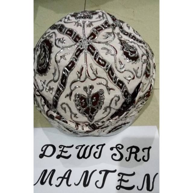 Blangkon solo prada sidoluhur putih