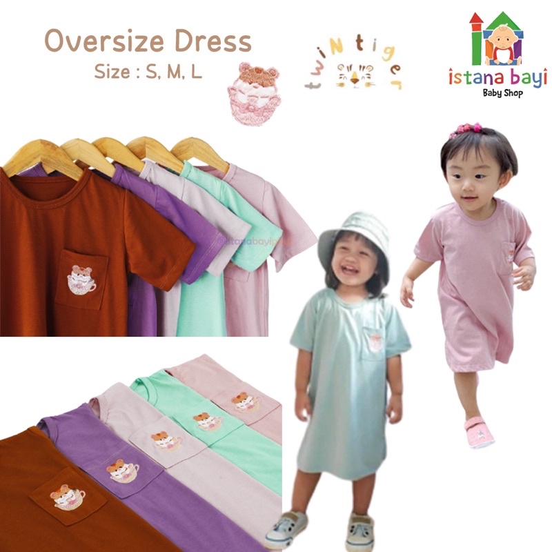 TwinTIger Oversize Dress - Dress Bayi / Anak