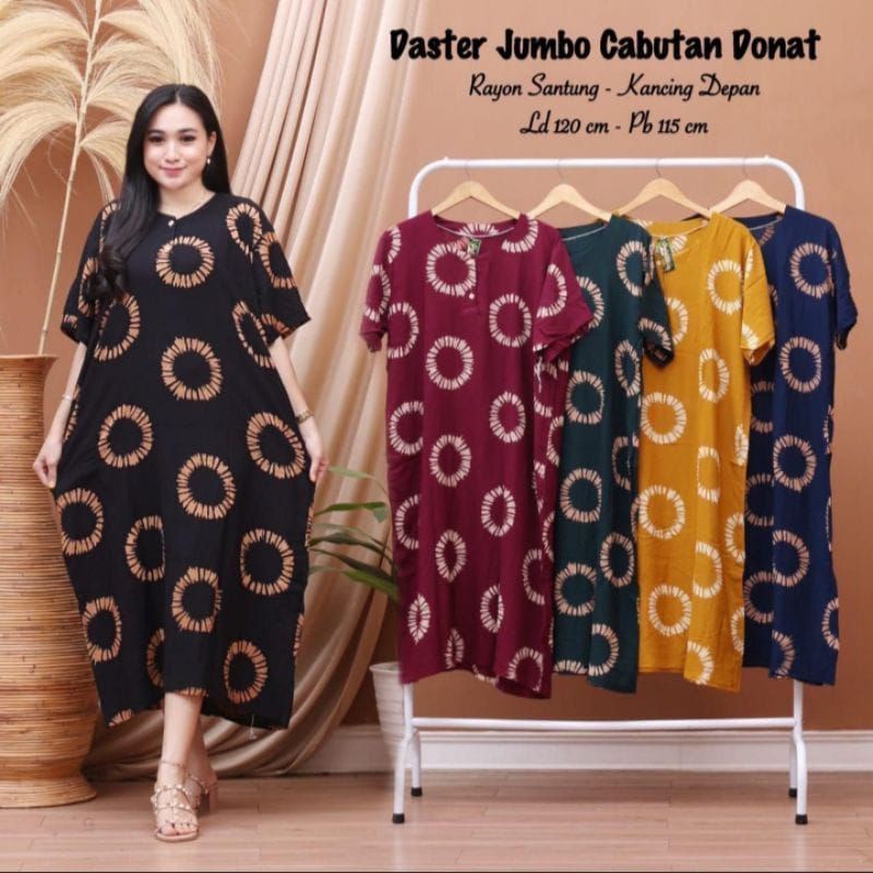 ECER DASTER JUMBO LD 130 CM / DASTER IBU UKURAN XXL /DASTER BUSUI /DASTERJUMBO MOTIF TERBARU / PAKAIAN WANITA-JUMBO ILALANG SOF