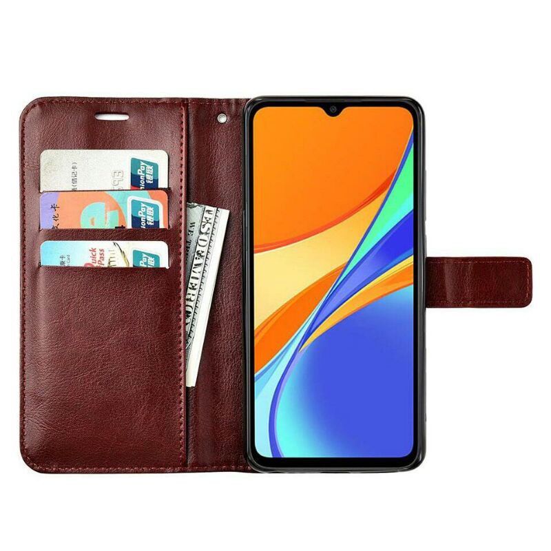 Xiaomi Redmi 9C Flip Cover Case Leather Wallet Sarung Redmi 9C