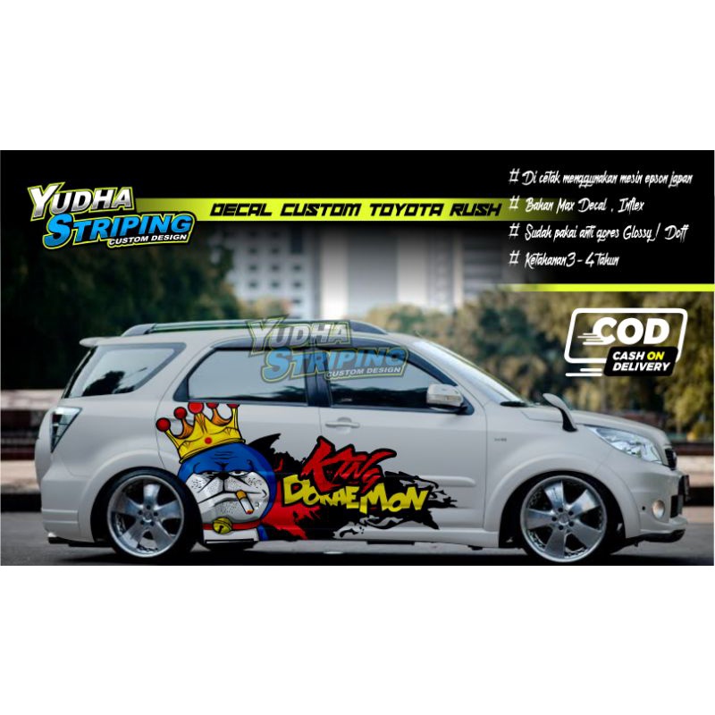 STICKER VARIASI RUSH,VIOS, YARIS, CAYLA, AYLA, DLL