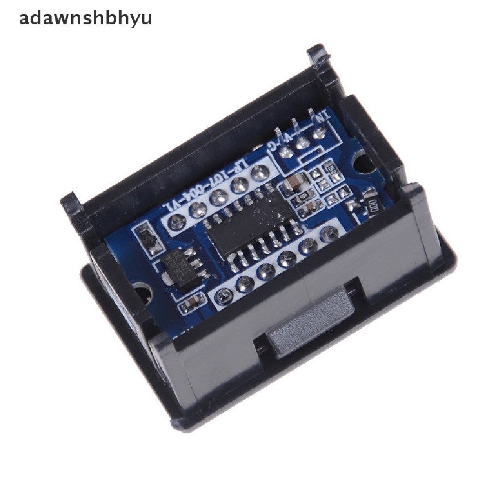 Adawnshbhyu DC 0-100V LED Mini Digital Voltmeter Volt Meter Pengukur Tegangan Panel Meter 3kabel