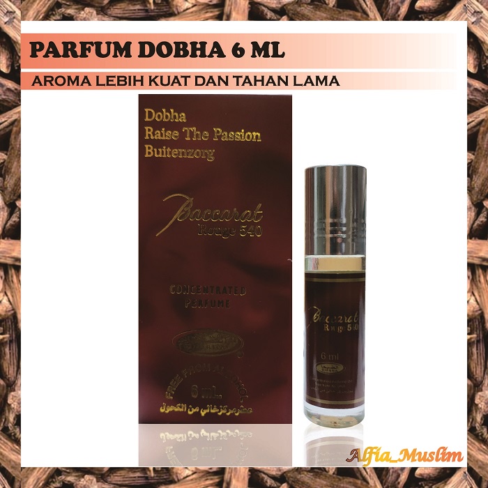 Parfum Black Oud Non Al kohol Dobha 6 ML Roll On