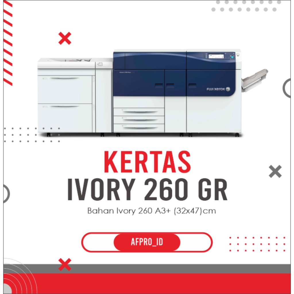 

CETAK KERTAS IVORY 260 GRM