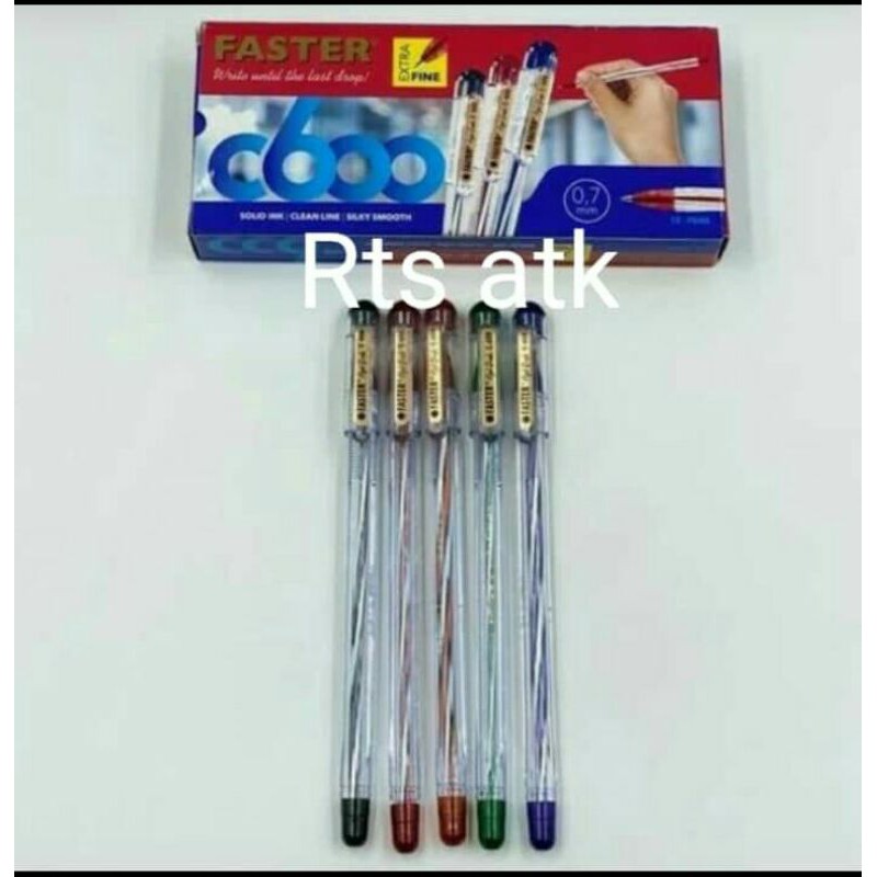 

pulpen.faster.C600.isi 12pcs.0.7mm