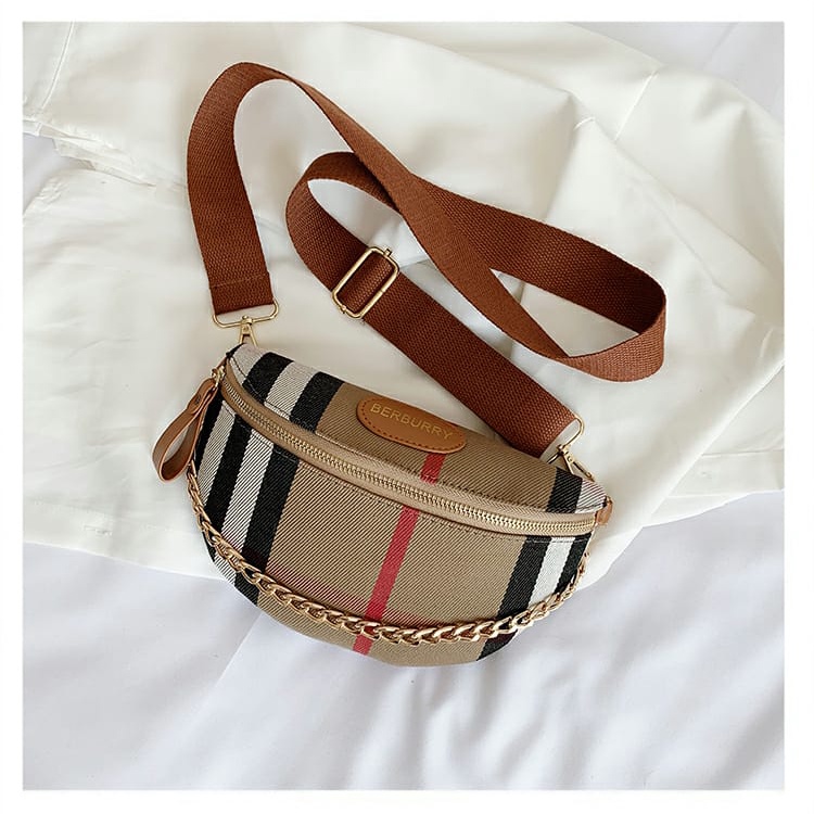 TAS SELEMPANG DADA BAHU TA147B7 PINGGANG WANITA SLING BAG SHOULDER COKLAT AUSTIN ABG KOREA DISKON PR