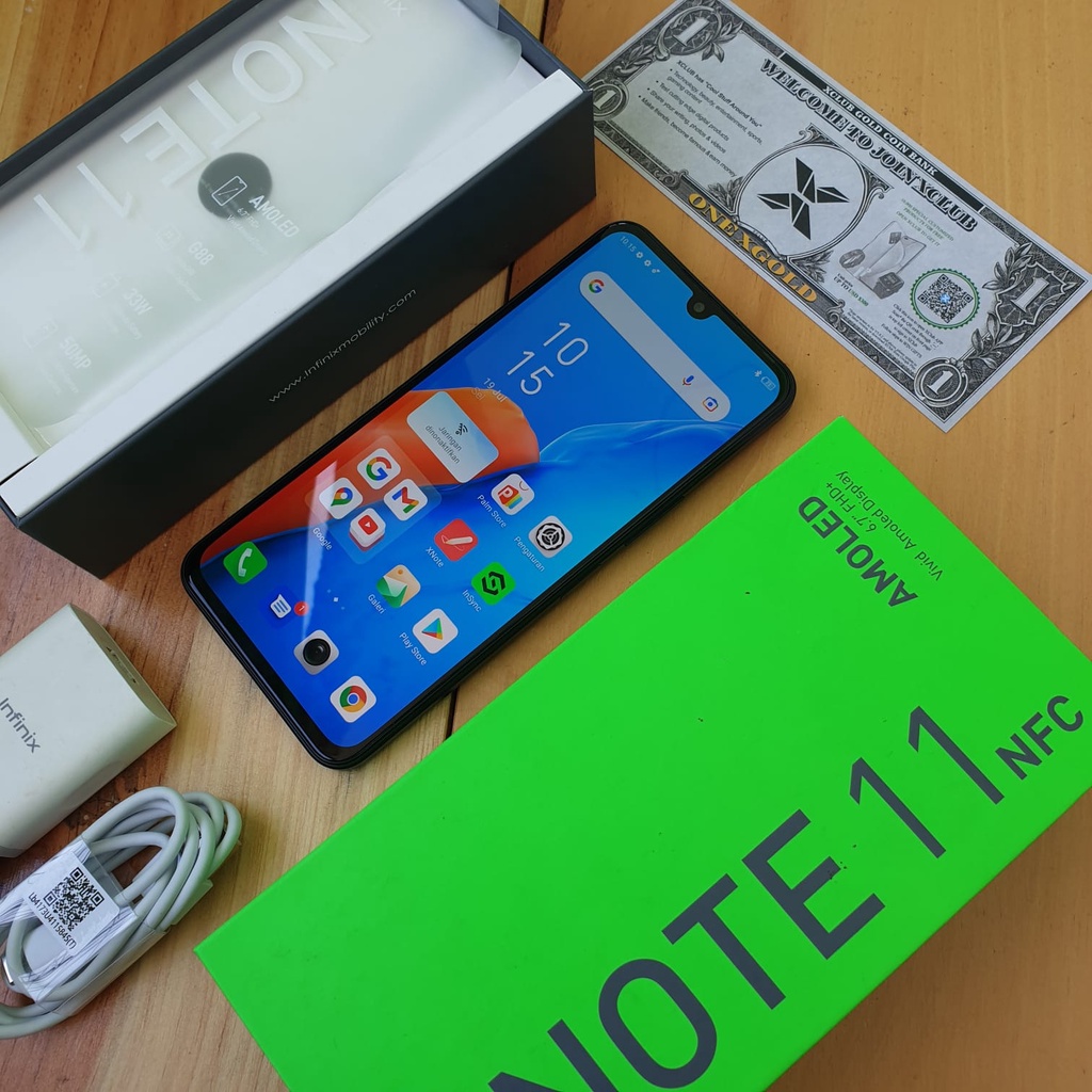 INFINIX NOTE 11 NFC SECOND 6/128GB HANDPHONE SECOND HP SEKEN HP BEKAS HP MURAH