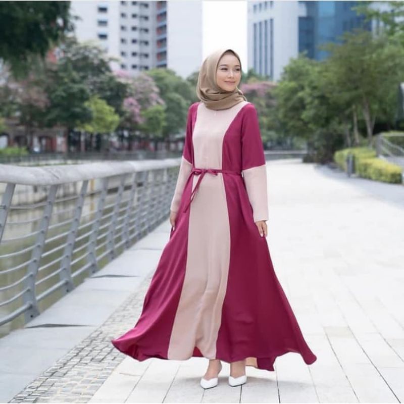 Metta dress fashion muslim remaja