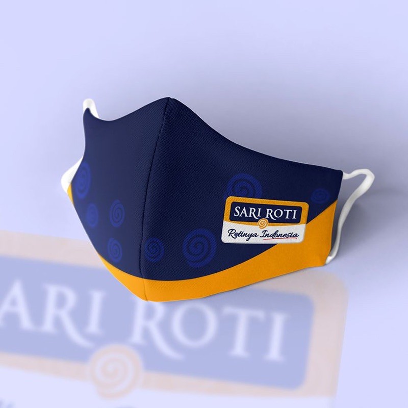 Masker Kain Print Desain Custom (Bukan Sablon)