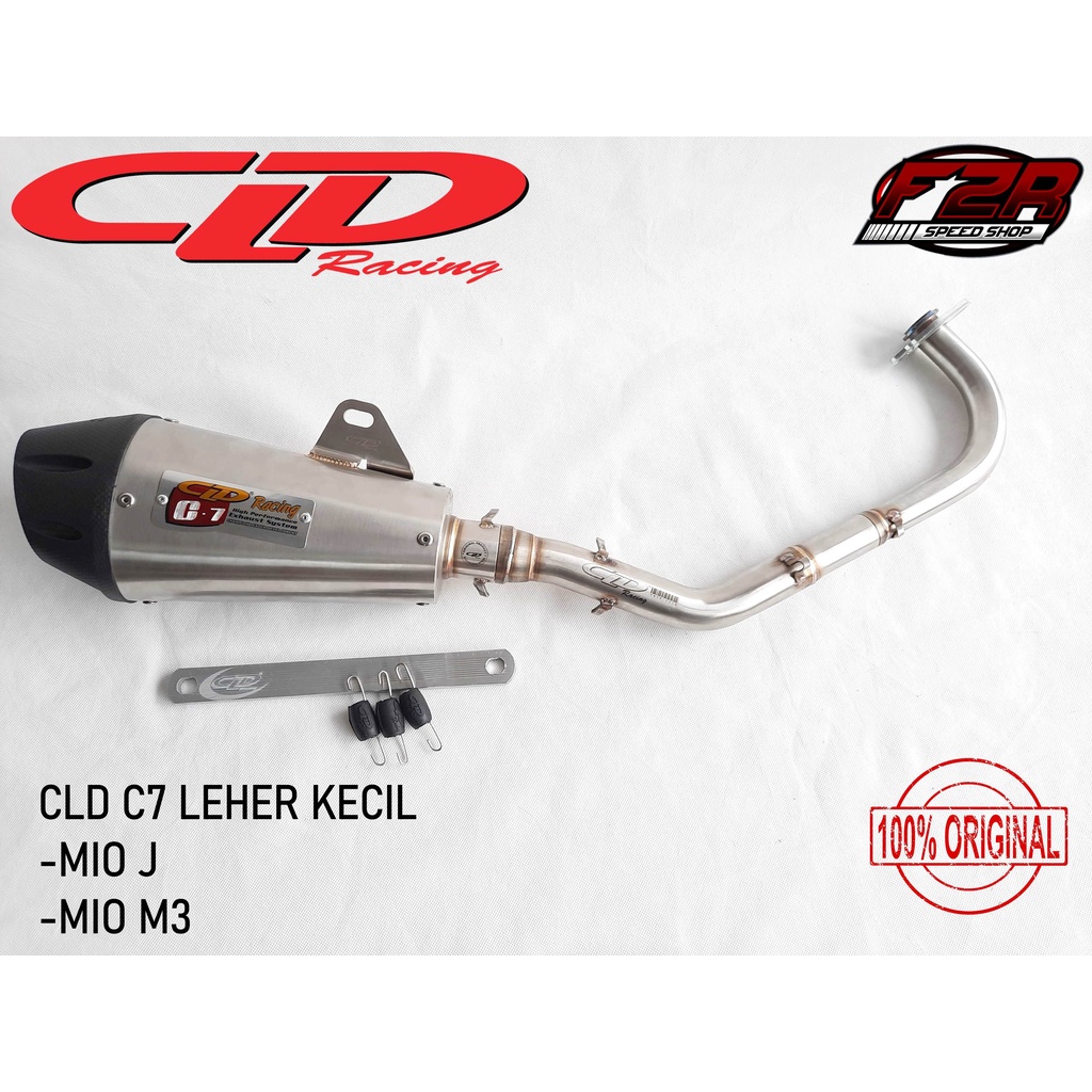 KNALPOT CLD RACING MIO J/MIO M3 C7 PIPA KECIL