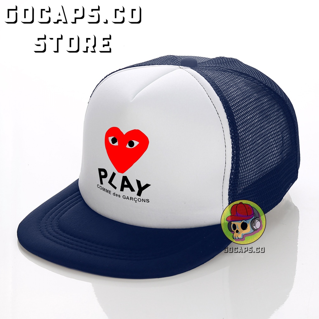 Comme des Garcons / CDG  / Topi Jaring / Topi Jaring Snapback / Topi Distro / Topi Pria / Topi Premium / Topi Jaring Distro Premium / Topi Premium / Topi Snapback / Topi Brand / Topi Band / Terlaris / Gocaps