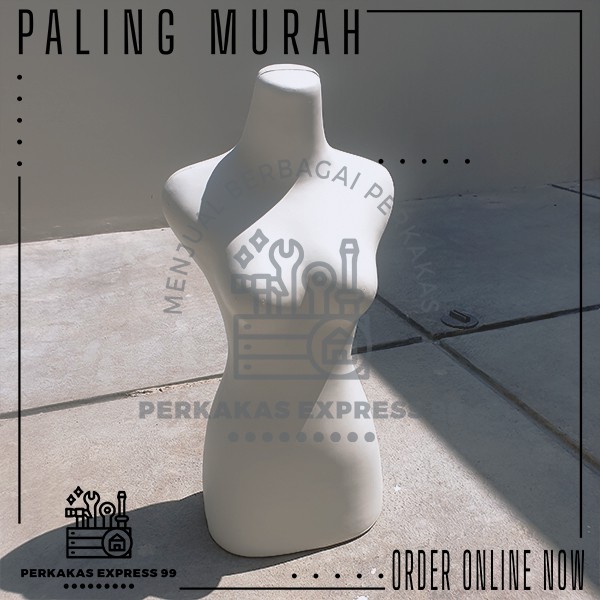 Manekin / Patung Dress Maker TANPA BUSA Berbahan TEBAL Anti Peyot BUTEK