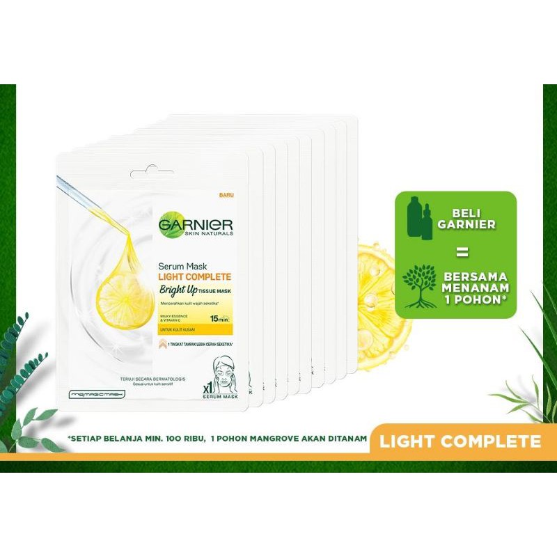 Garnier serum mask light complete