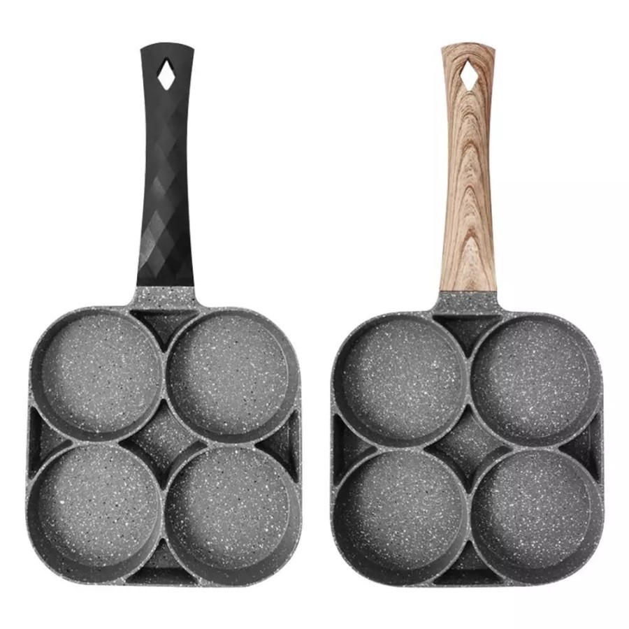 Pancake Pan 4 Lubang Egg Omelette Pan Fried