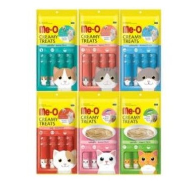 camilan kucing meo creamy treats isi 12pcs alvarian