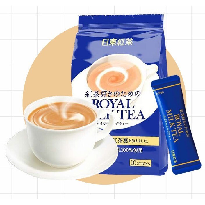 

Nitto Royal Milk Tea 140g [10 Sachet] milk tea impor jepang