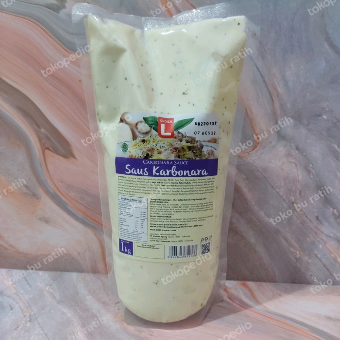 

Choice L saus carbonara 1kg