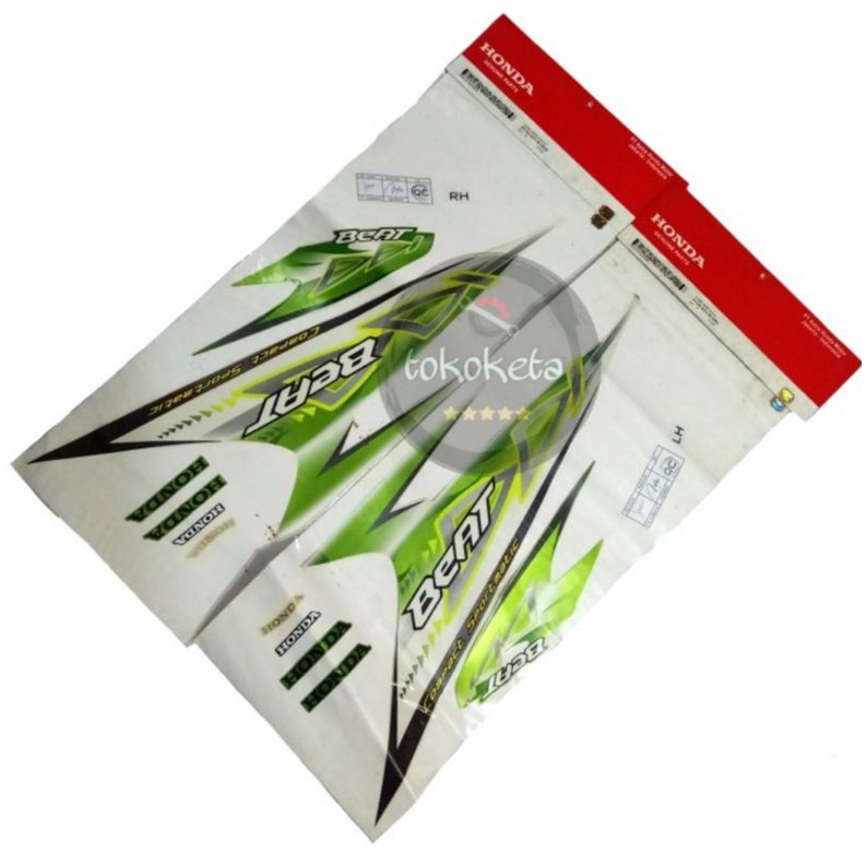 Striping Beat Karbu Original AHM Stiker Beat Karbu 2012 Ori Original