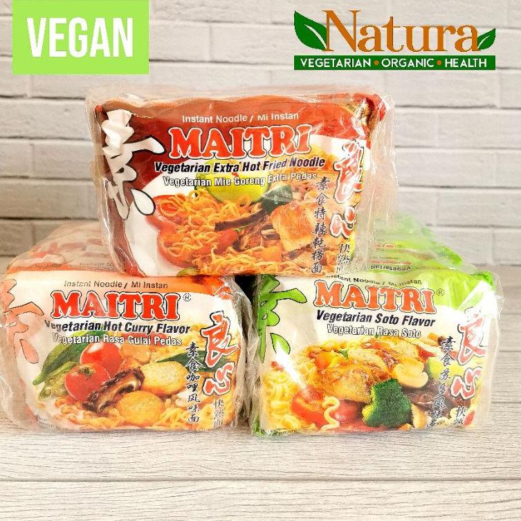 

♥TERMURAH♥ Maitri Mie Instant Vegan Vegetarian 1 Pack isi 5 Bungkus