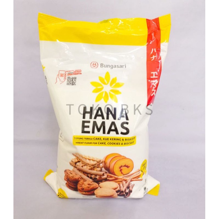 

TEPUNG TERIGU HANA EMAS 1KG PROTEIN RENDAH