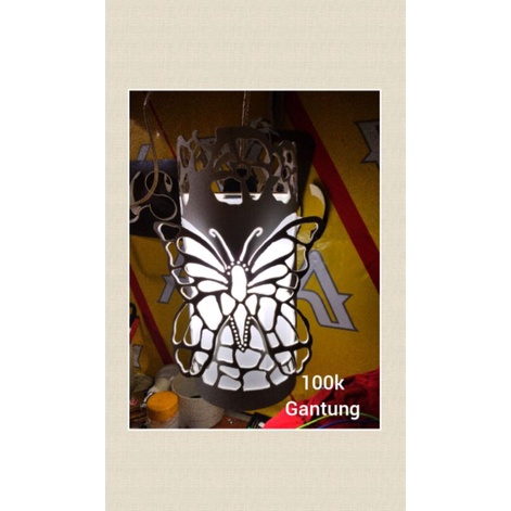 Lampu hias gantung pvc