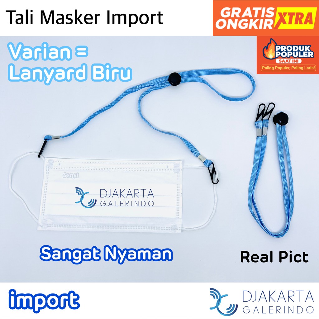 Tali Makser / Lanyard Masker / Gantungan Masker / Strap Masker / Kalung Masker Import