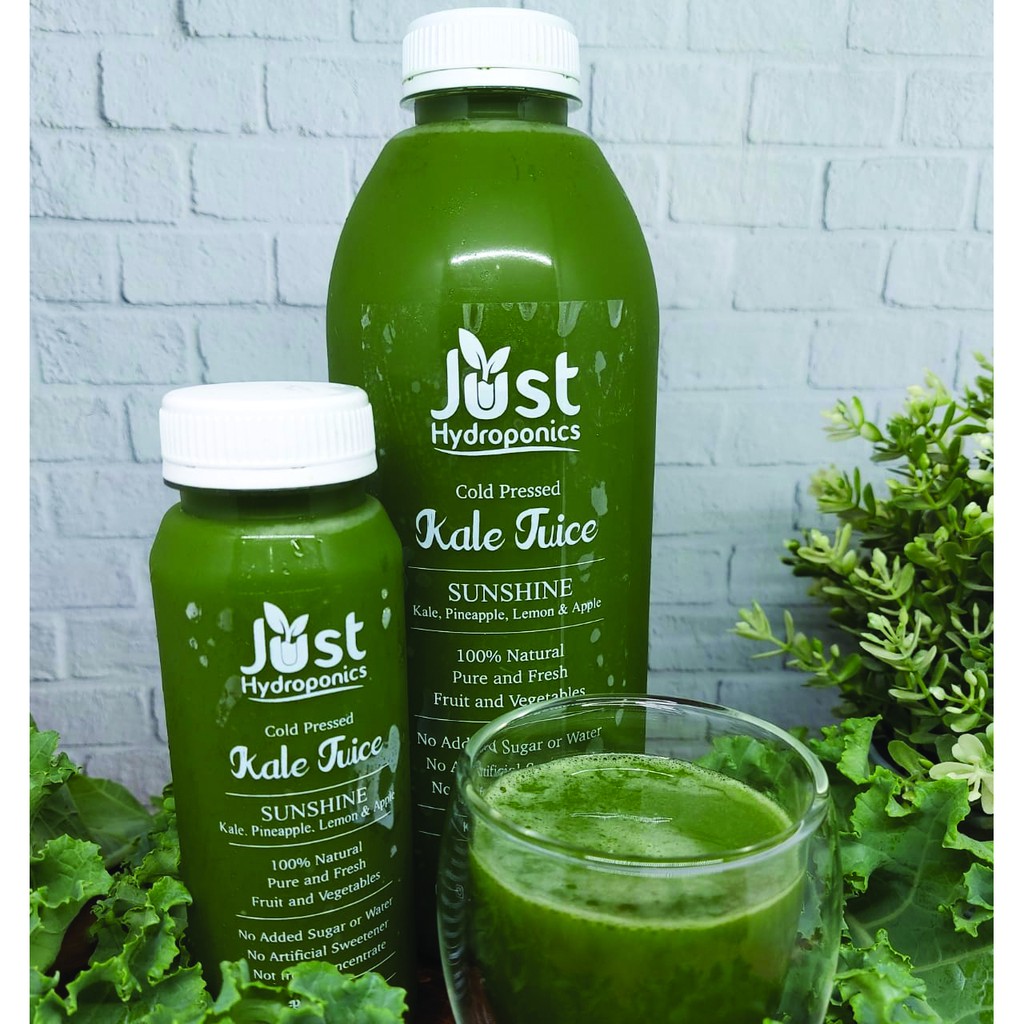 

Cold Pressed Kale Juice: Sunshine: Kale, Pineapple, Lemon and Apple : 1 Litre