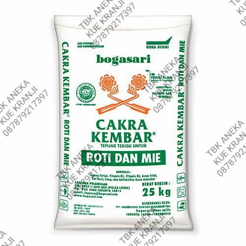 

PROMO [COD] Tepung Terigu Cakra Kembar Boga Sari 25 kg/Terigu Protein Tinggi