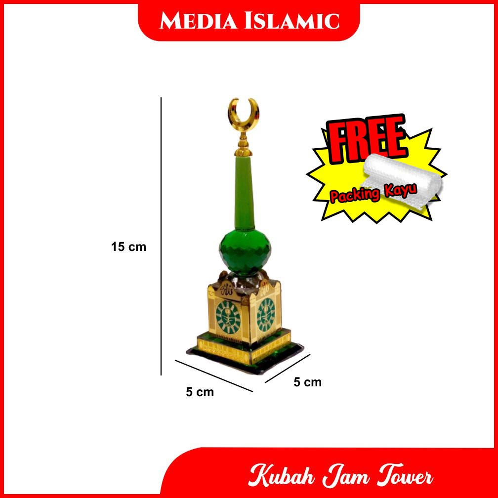 Miniatur Kubah Tower Jam Mekah Besar